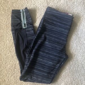 Lululemon striped leggings, size 6